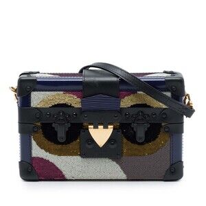 Pre-Loved Louis Vuitton Multicolor Sequin Night Bird Petite Malle